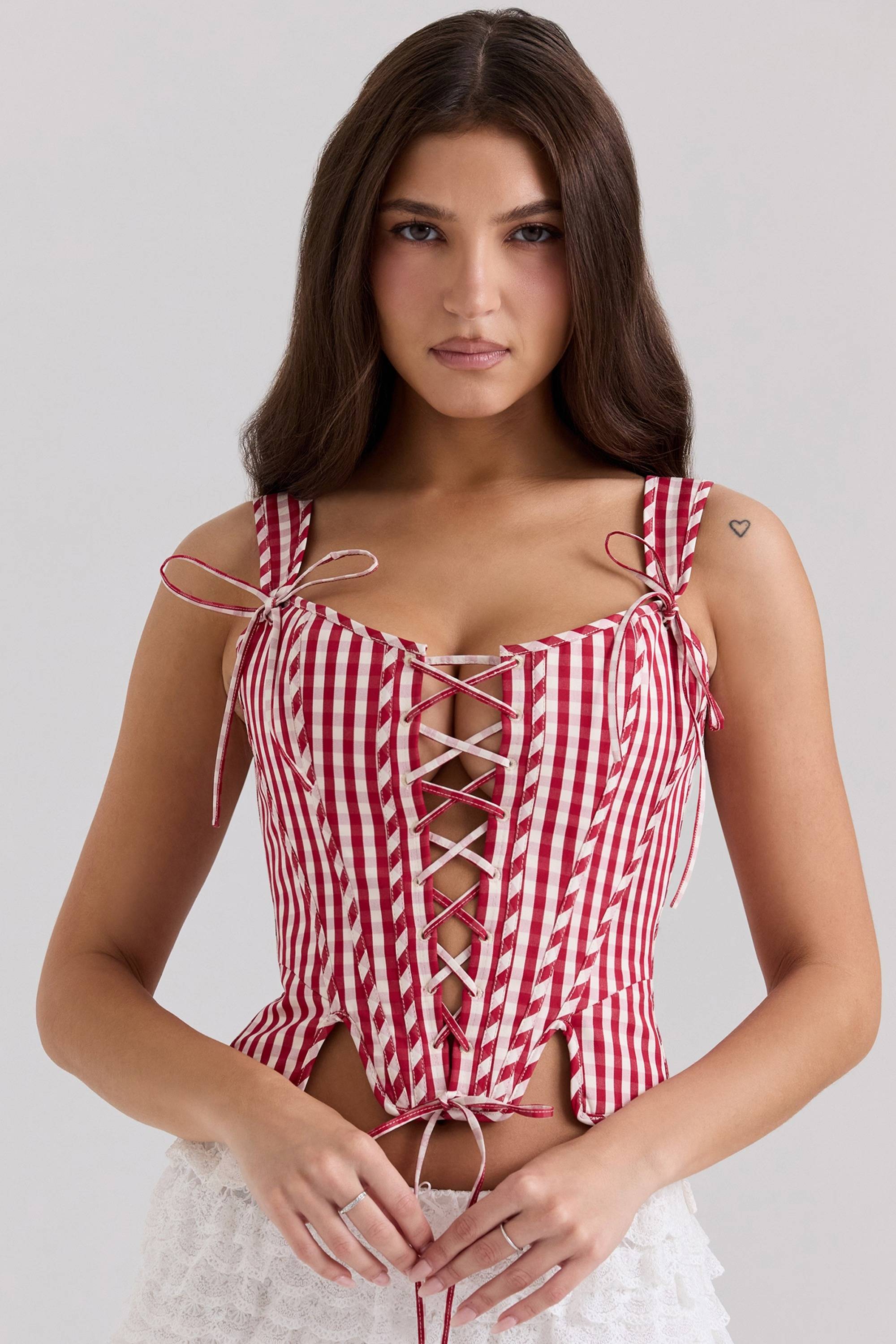 Callie_Red_Gingham_Cotton_Corset_Top_2_-min
