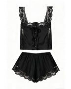 Cindy Short Set Black Sleepwear  GEMMACHIC