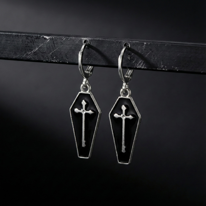 Coffin Earrings  GEMMACHIC