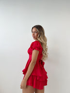 Auffie Playsuit - Red  GEMMACHIC
