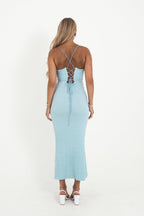 Magnificence Maxi Dress - Blue  GEMMACHIC