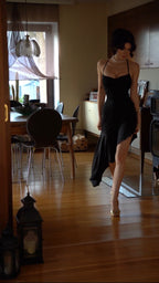 Fleur Midi Dress - Black  GEMMACHIC