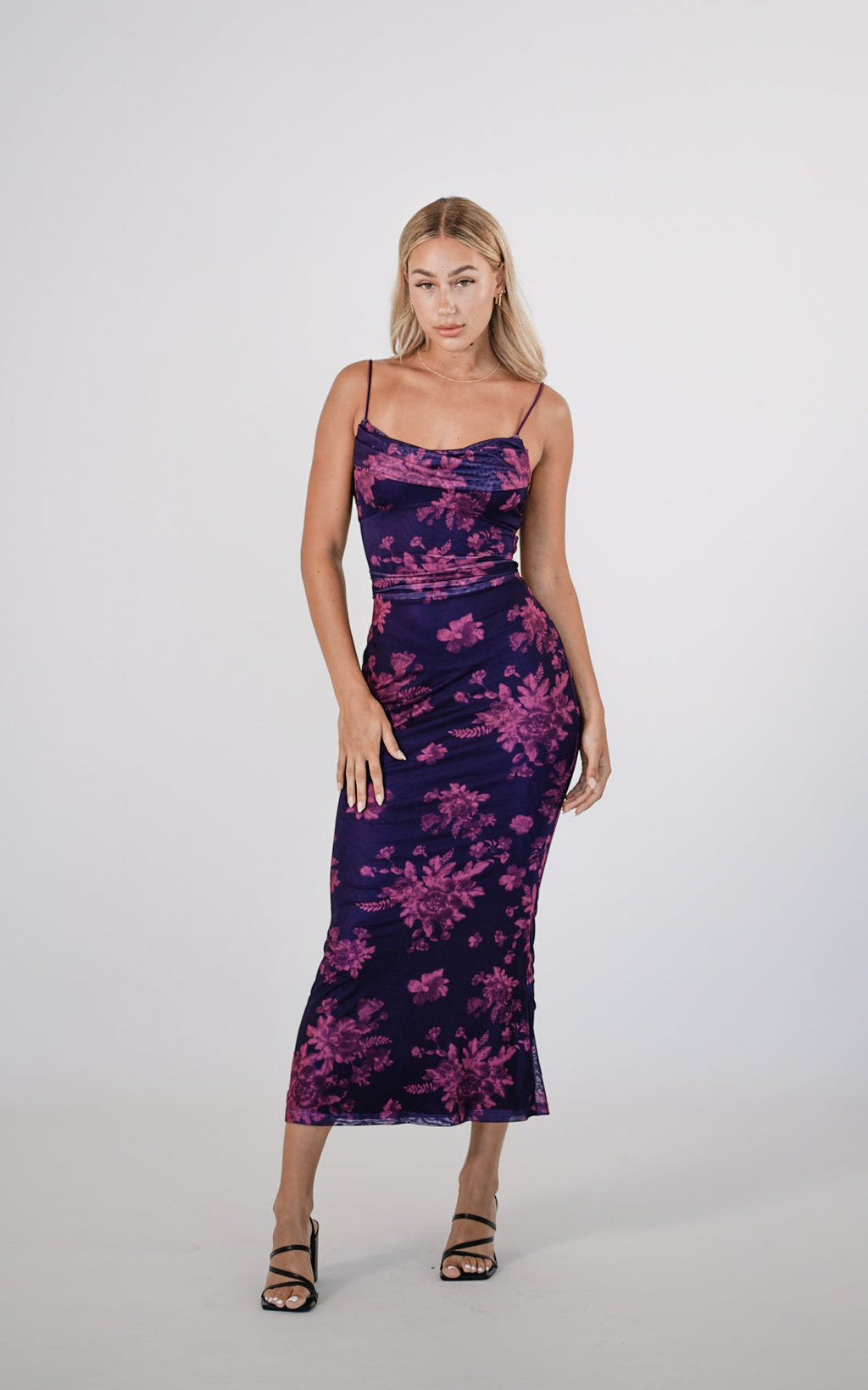 Blossom Maxi Dress - Grape  GEMMACHIC