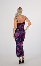 Blossom Maxi Dress - Grape  GEMMACHIC