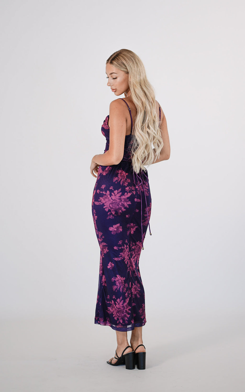 Blossom Maxi Dress - Grape  GEMMACHIC