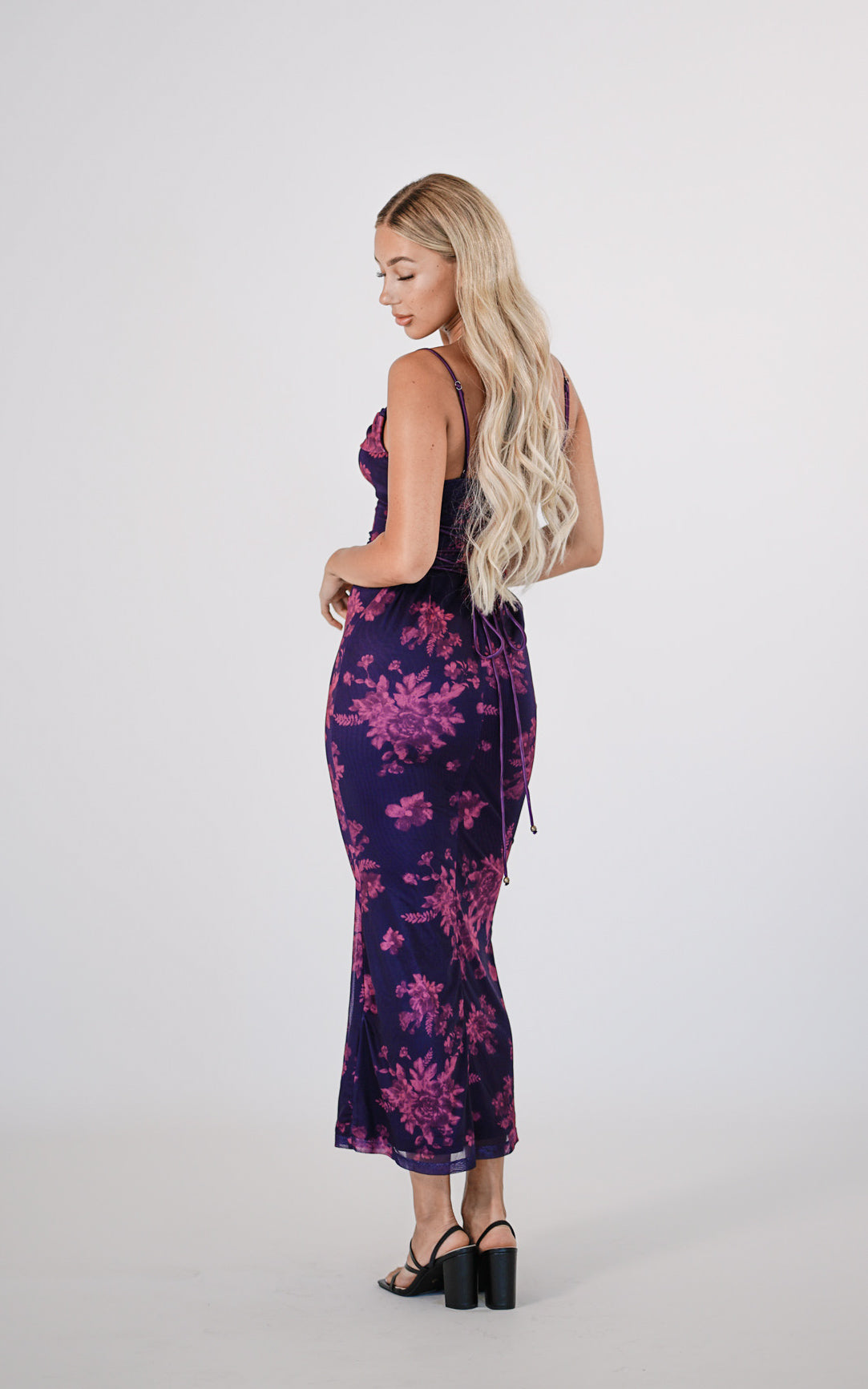 Blossom Maxi Dress - Grape  GEMMACHIC