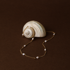 Dainty Gold Pearl Choker  GEMMACHIC