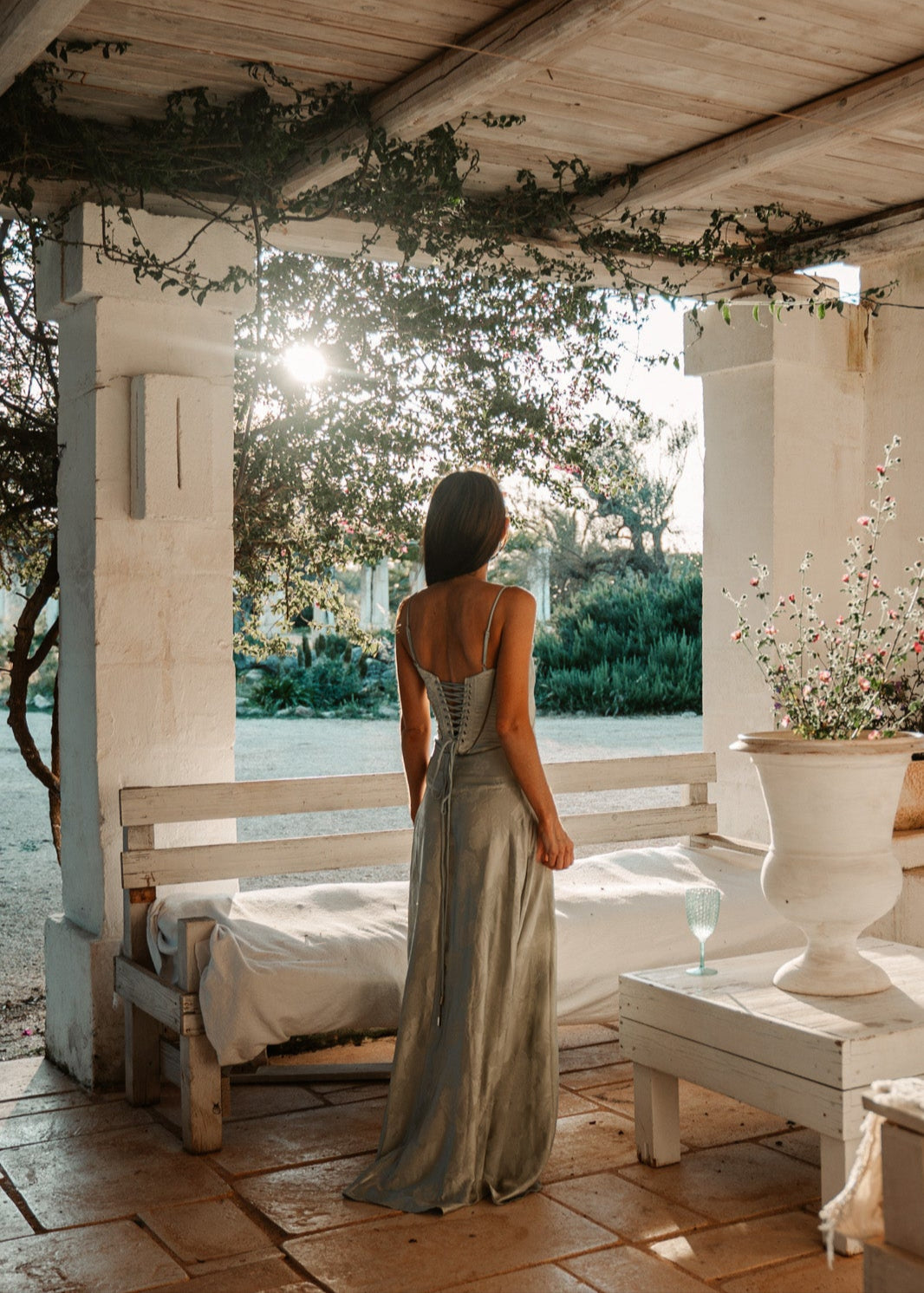 Mallorca Dress - Pistachio  GEMMACHIC