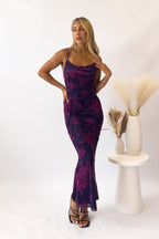 Blossom Maxi Dress - Grape  GEMMACHIC