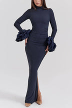 FABIENNE_Midnight_Ruffle_Sleeve_Maxi_Dress_2