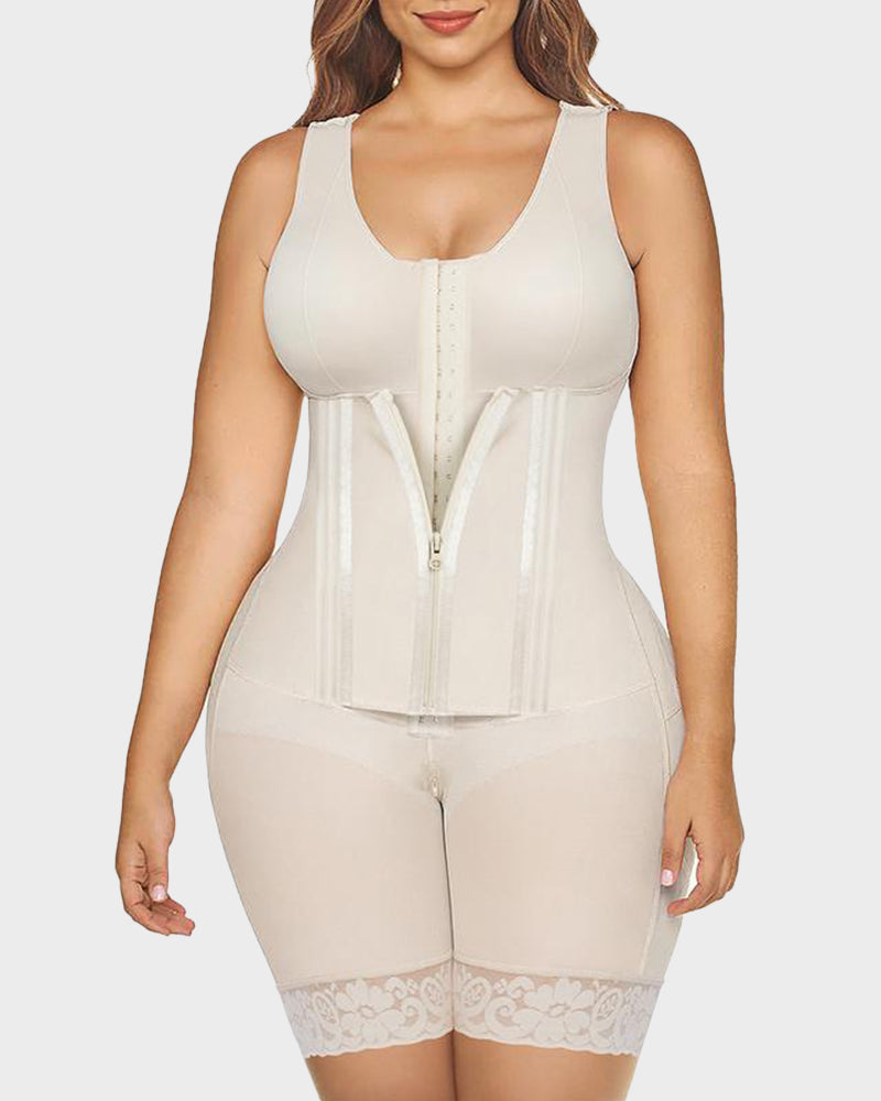 Fajas Colombianas Double Tummy Control Full Body Shapewear  GEMMACHIC