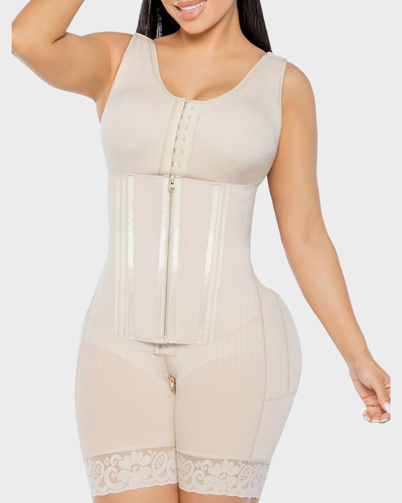 Fajas Colombianas Double Tummy Control Full Body Shapewear  GEMMACHIC