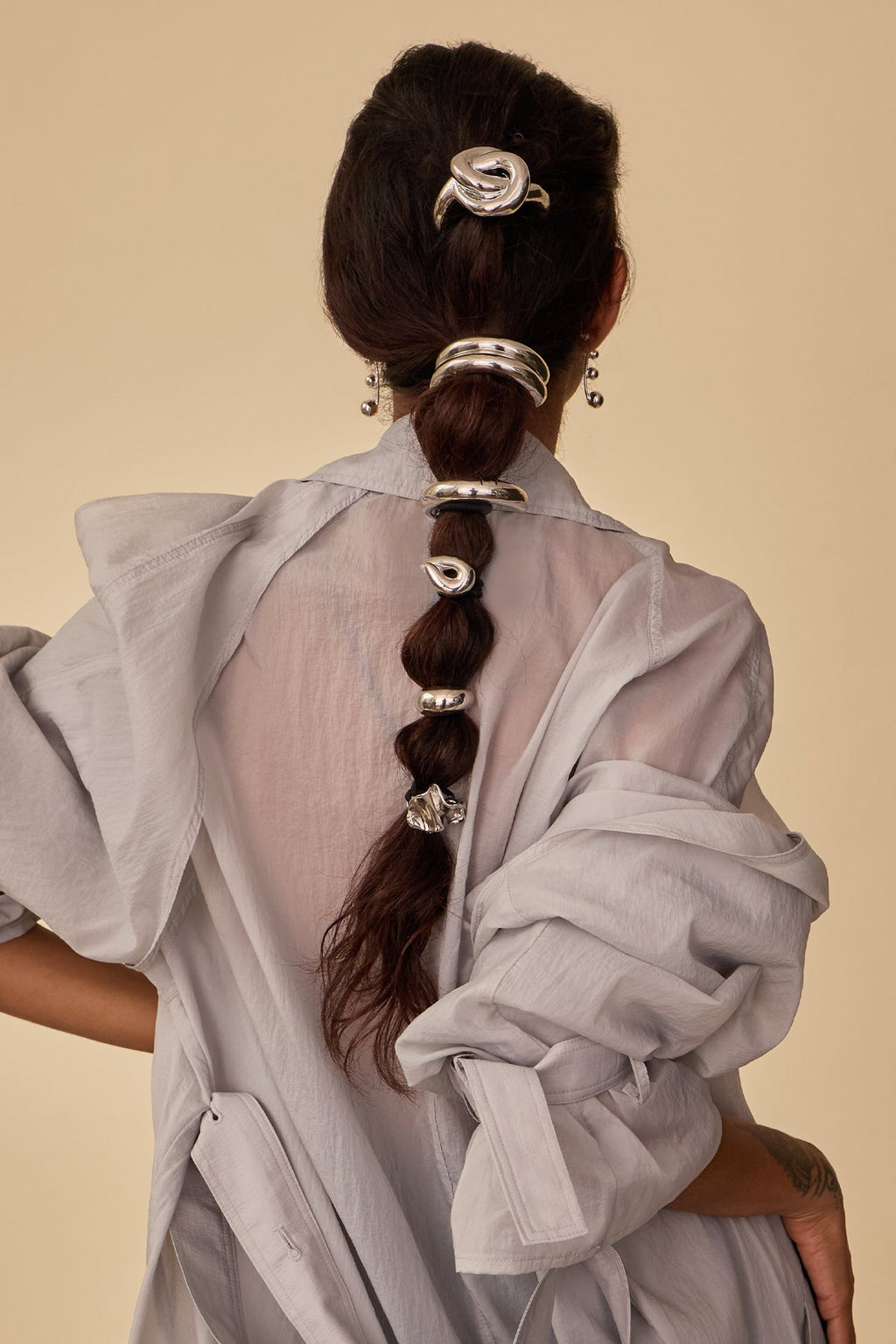 Glossy Knot Pony Cuff  GEMMACHIC