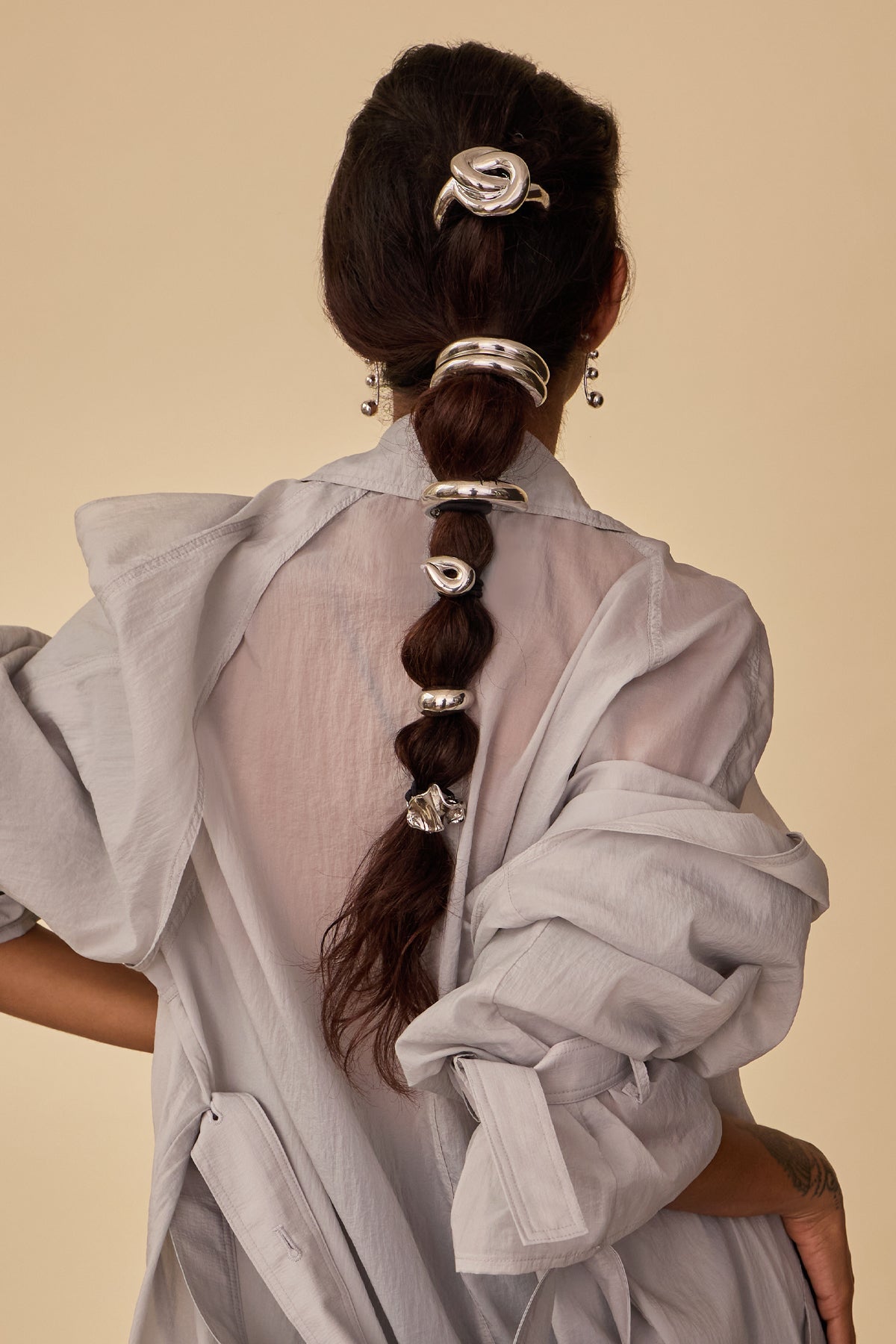 Glossy Knot Pony Cuff  GEMMACHIC