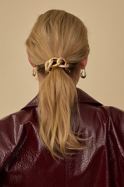 Elena Pave Chain Pony Cuff