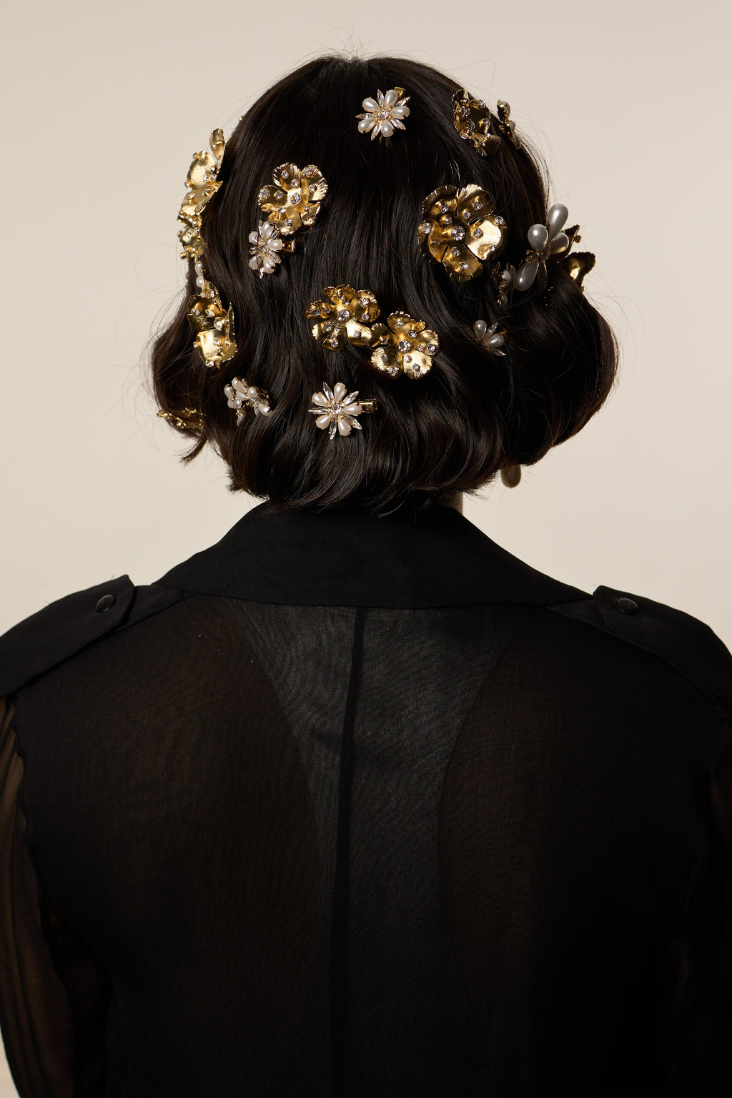 Annie Pearl and Crystal Clip Set of 3  GEMMACHIC