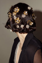 Annie Pearl and Crystal Clip Set of 3  GEMMACHIC