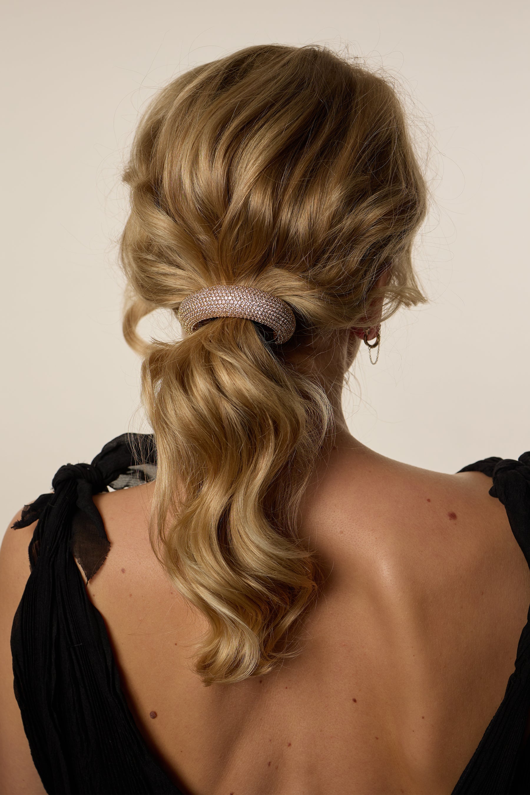 Pave Crystal Arch Pony Cuff  GEMMACHIC