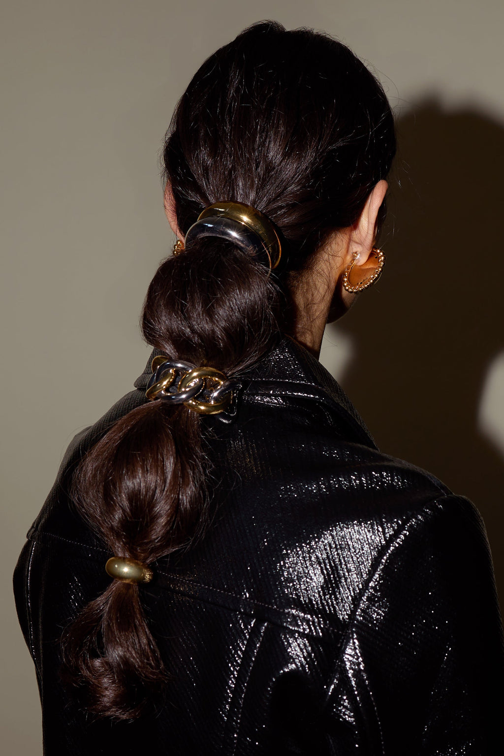 Mixed Metal Elena Chain Pony Cuff  GEMMACHIC