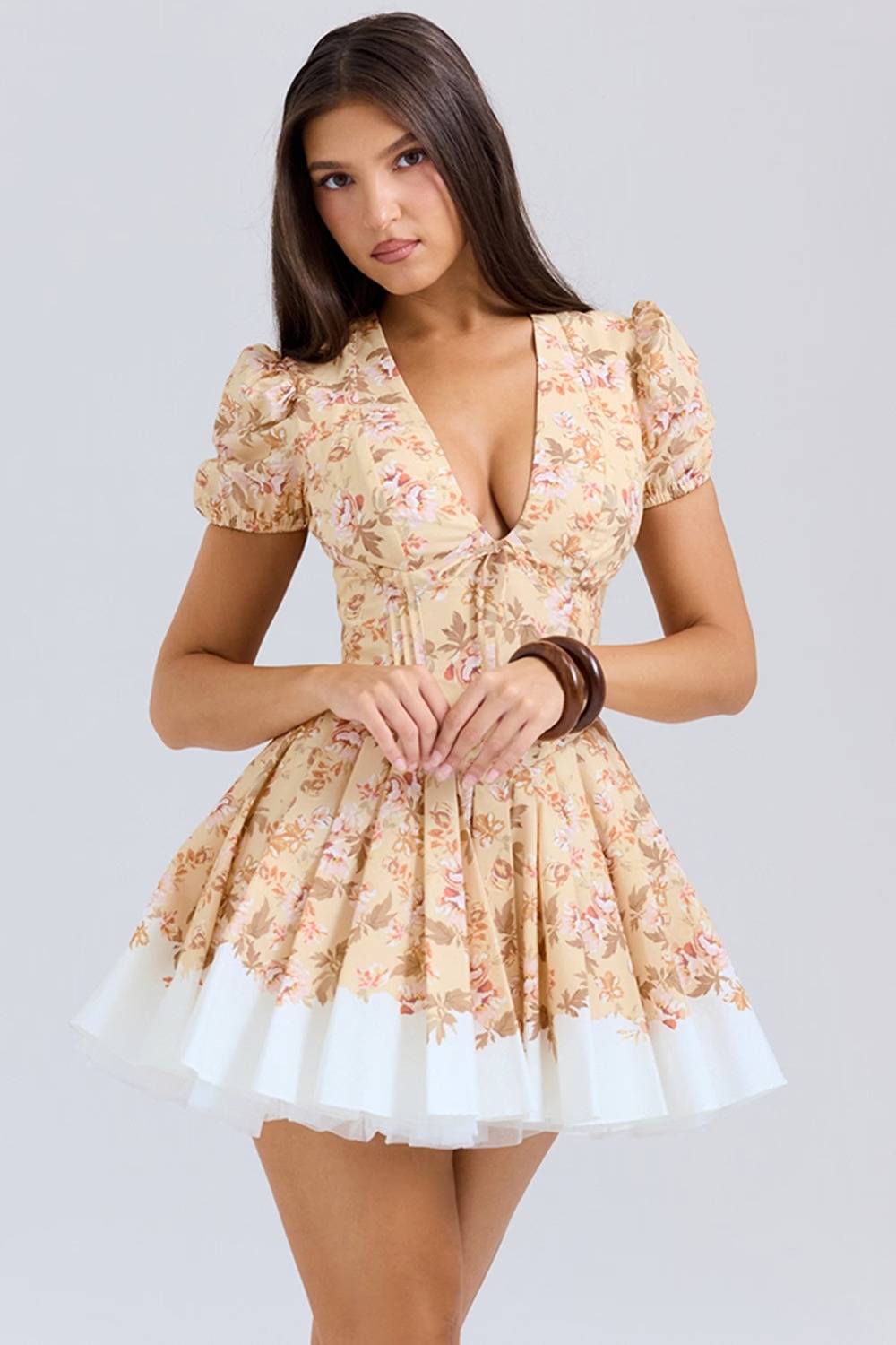 IMANI_Honeyflower_Print_Pleated_Cotton_Mini_Dress_2