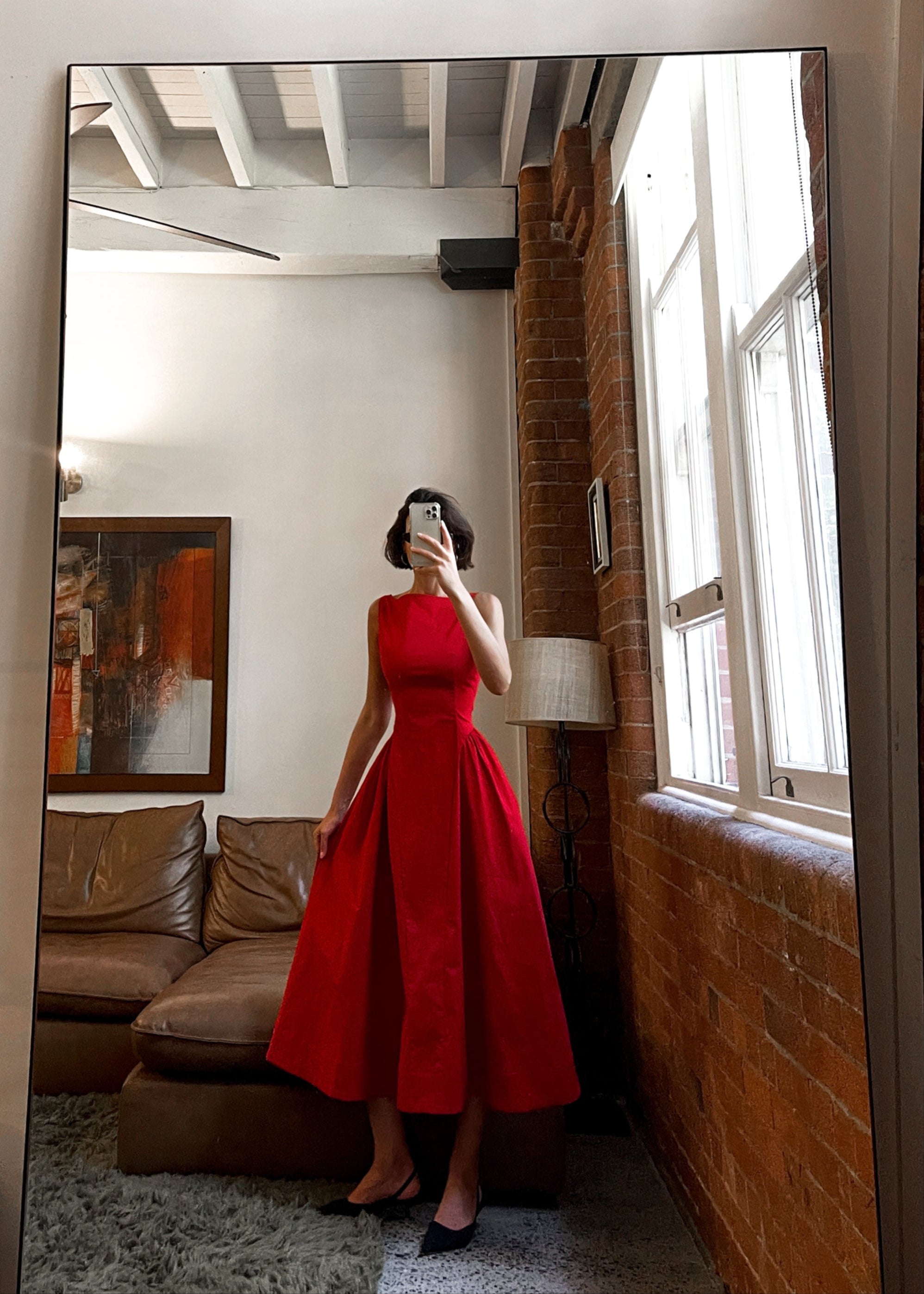 Jacqueline Dress - Red  GEMMACHIC