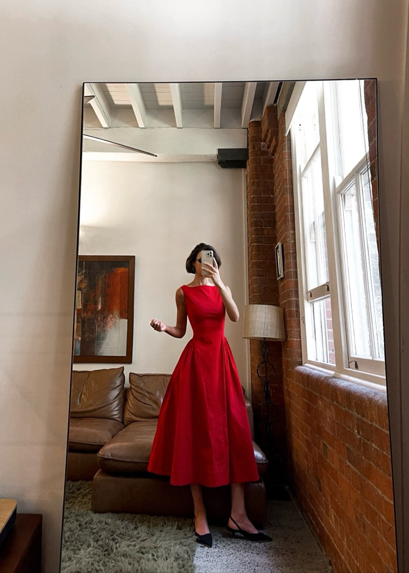 Jacqueline Dress - Red  GEMMACHIC