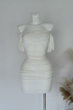 Diva Mini Dress - White  GEMMACHIC