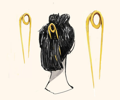 A x L Metallic O Pin-French Pin