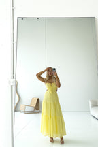 Rochelle Midi Dress - Lemon  GEMMACHIC