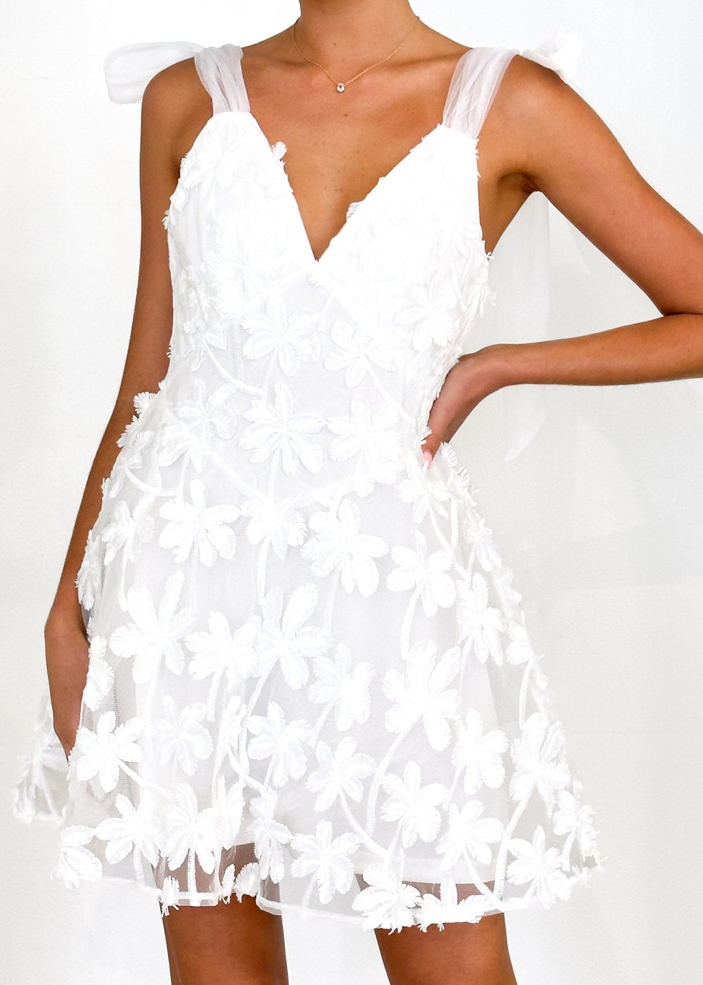 Gigi Dress - Off White  GEMMACHIC