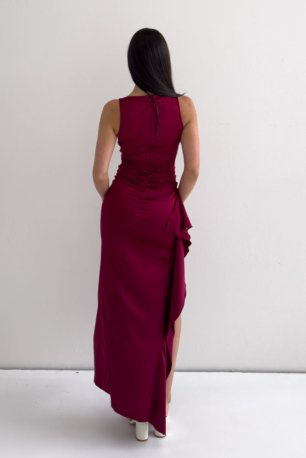 Olivia Maxi Dress - Red  GEMMACHIC