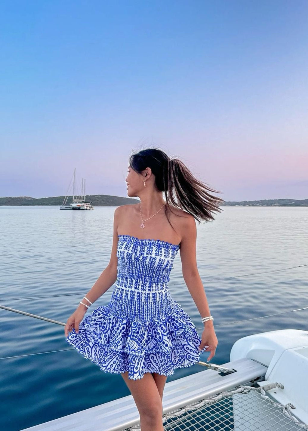 Dolce Dress - Blue  GEMMACHIC