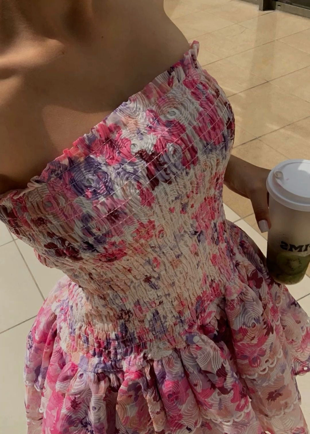 Vienna Dress - Pink Floral  GEMMACHIC