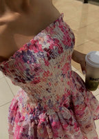 Vienna Dress - Pink Floral  GEMMACHIC