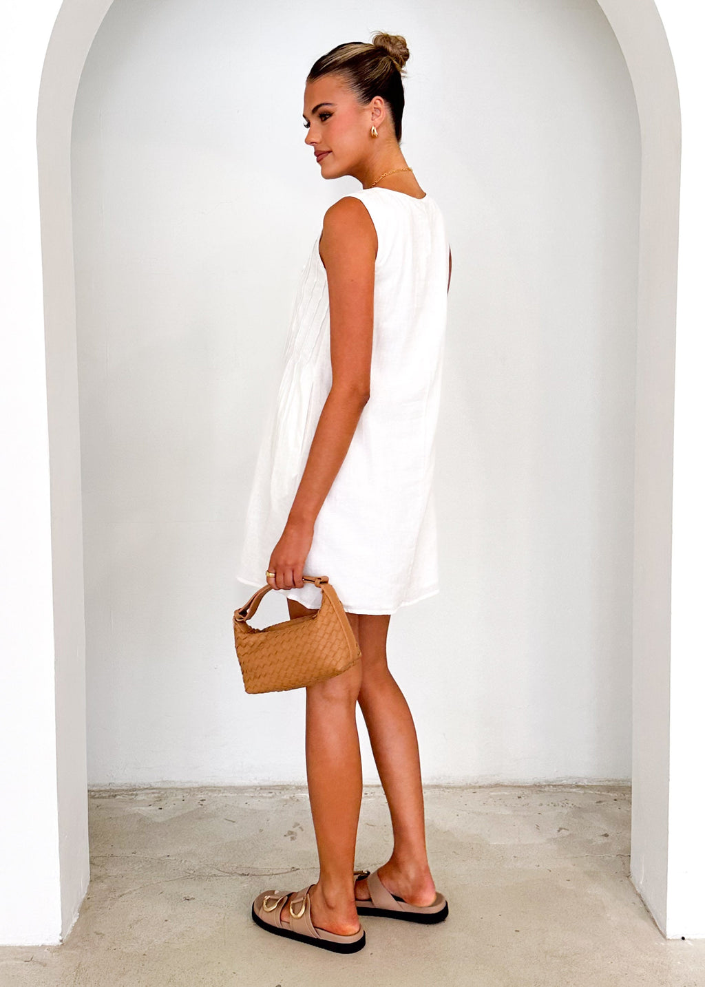 Ismene Dress - Off White  GEMMACHIC