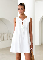 Ismene Dress - Off White  GEMMACHIC