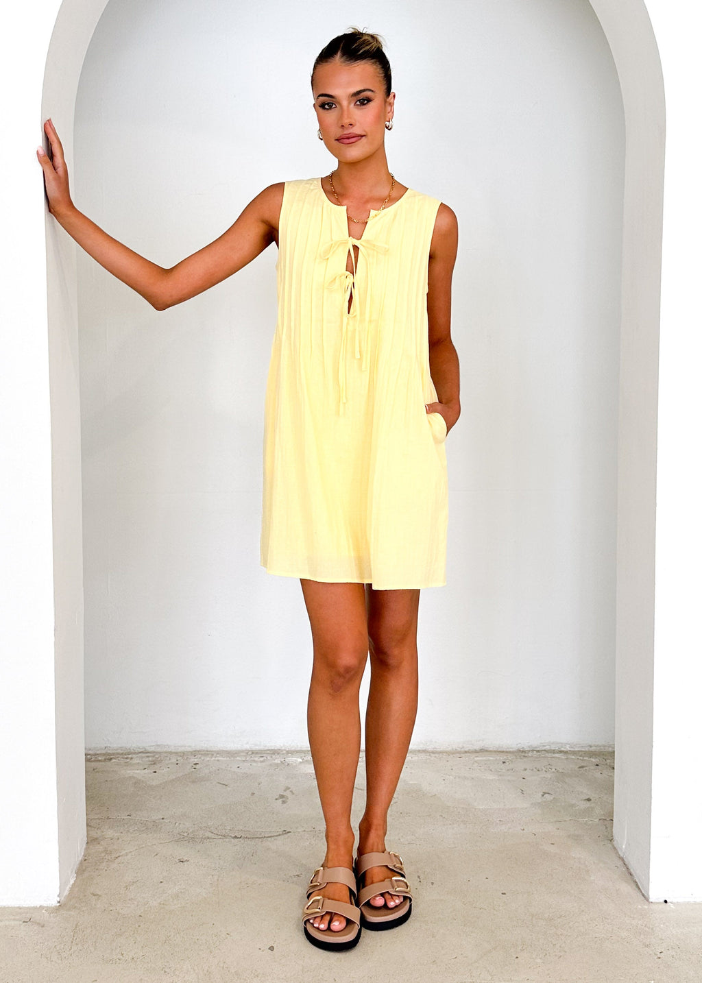 Ismene Dress - Lemon  GEMMACHIC