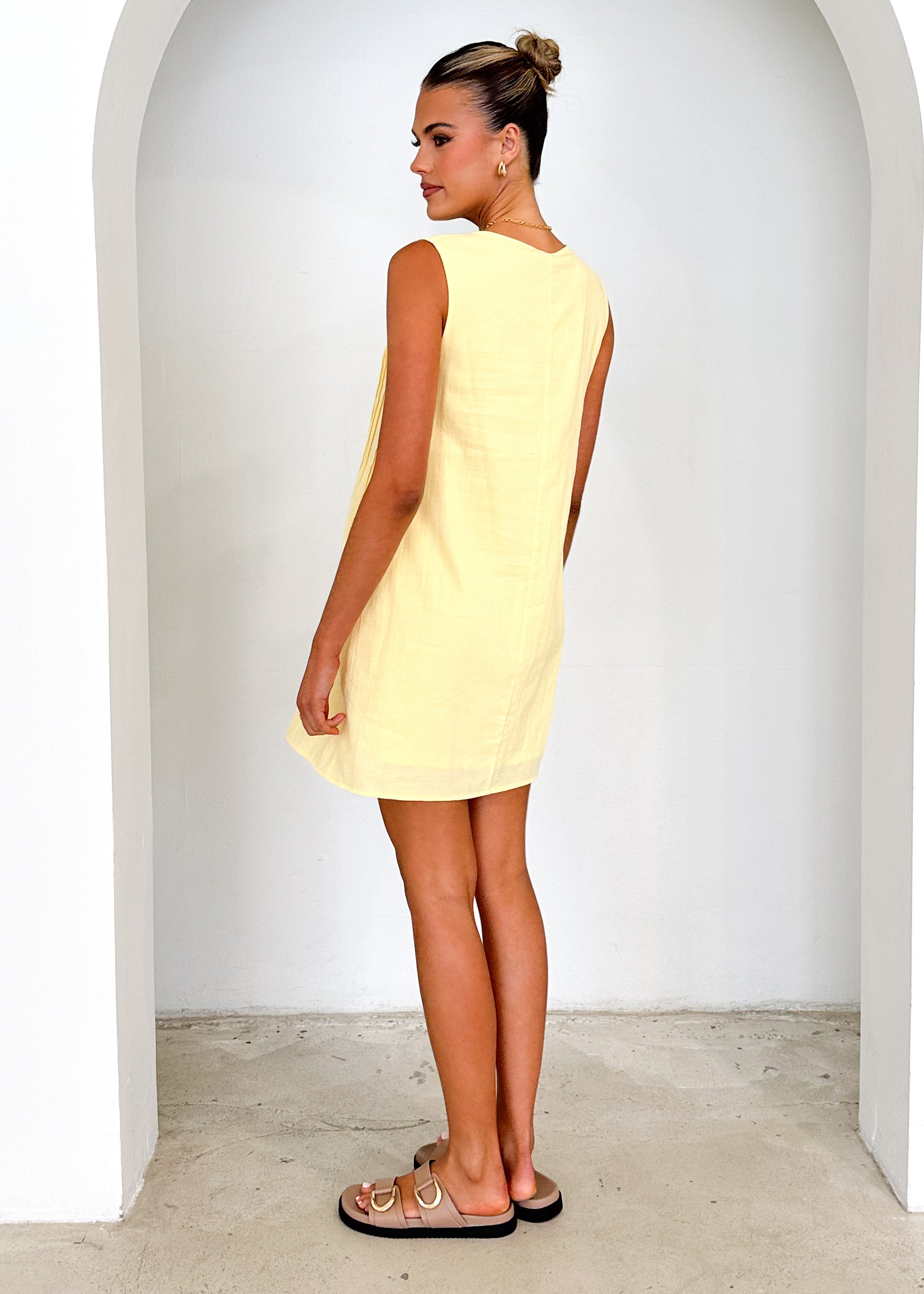 Ismene Dress - Lemon  GEMMACHIC