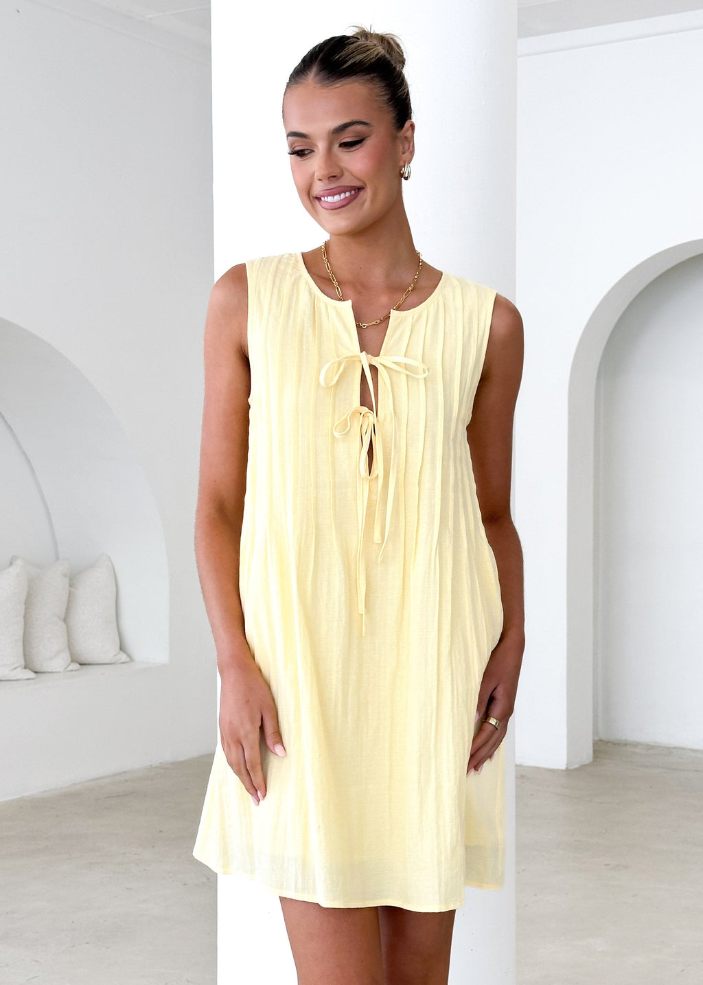 Ismene Dress - Lemon  GEMMACHIC