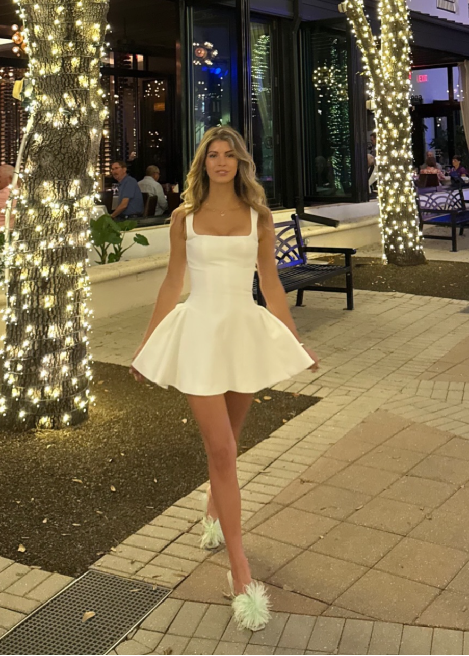 Vivienne Dress - White  GEMMACHIC