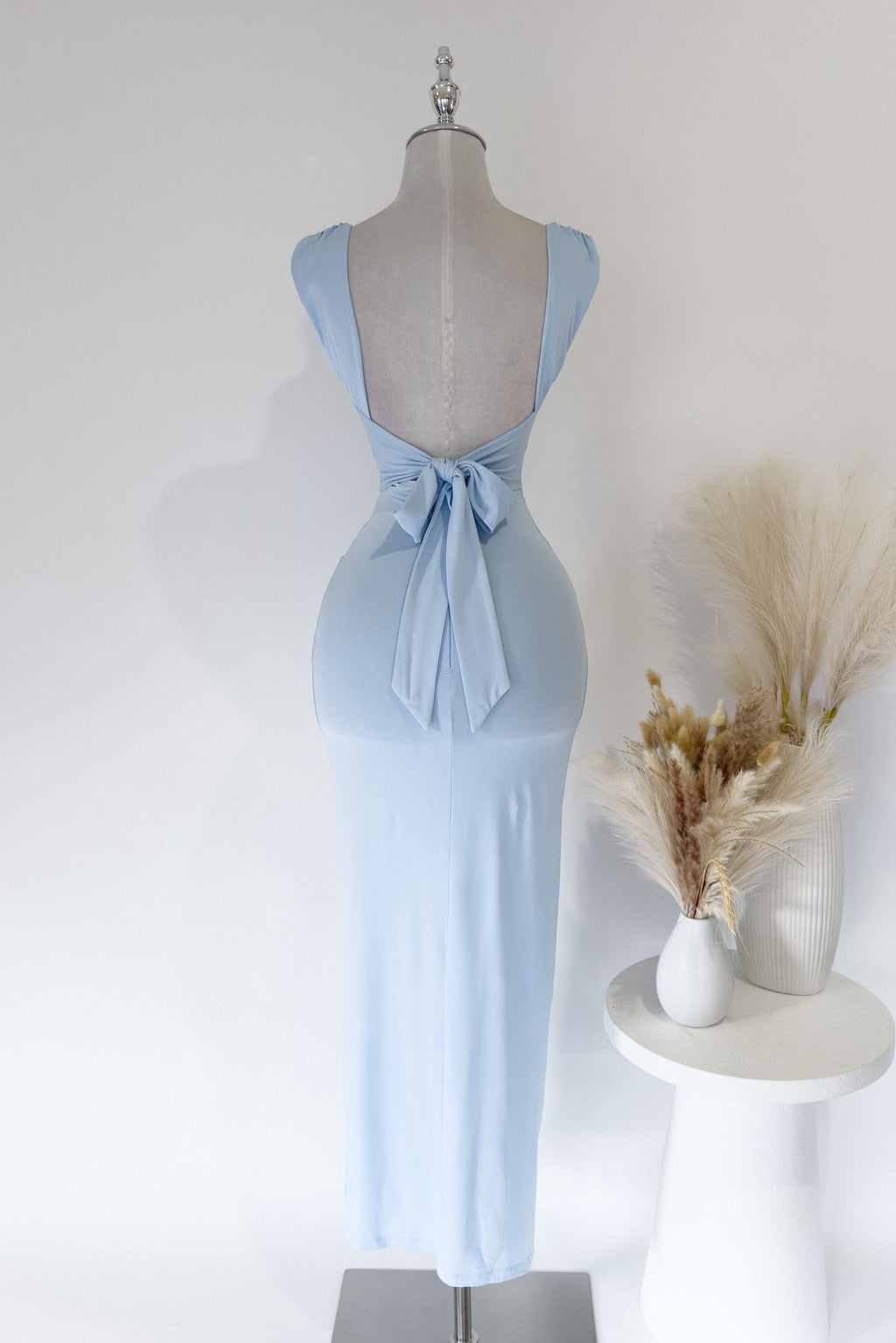 Polly Midi Dress - Blue  GEMMACHIC