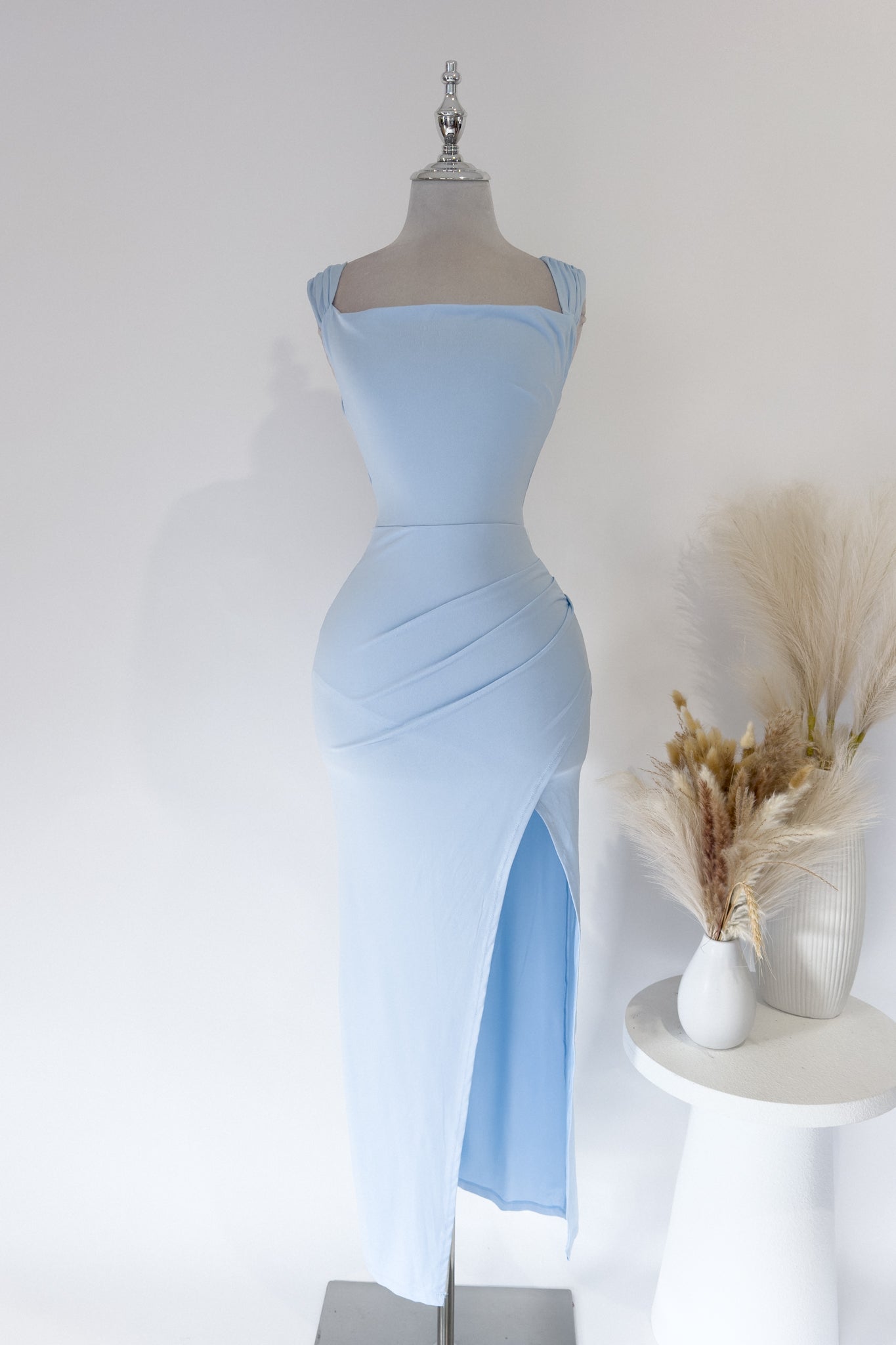 Polly Midi Dress - Blue  GEMMACHIC