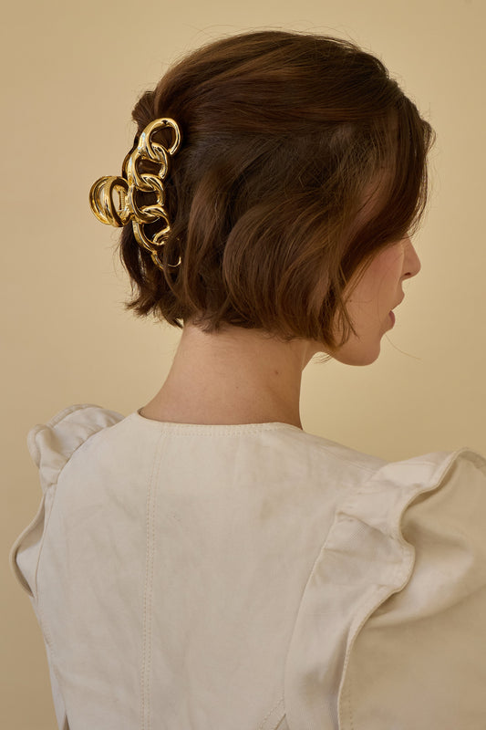 Elena Chain Metal Claw Clip-Claw Clip