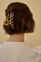 Elena Chain Metal Claw Clip  GEMMACHIC