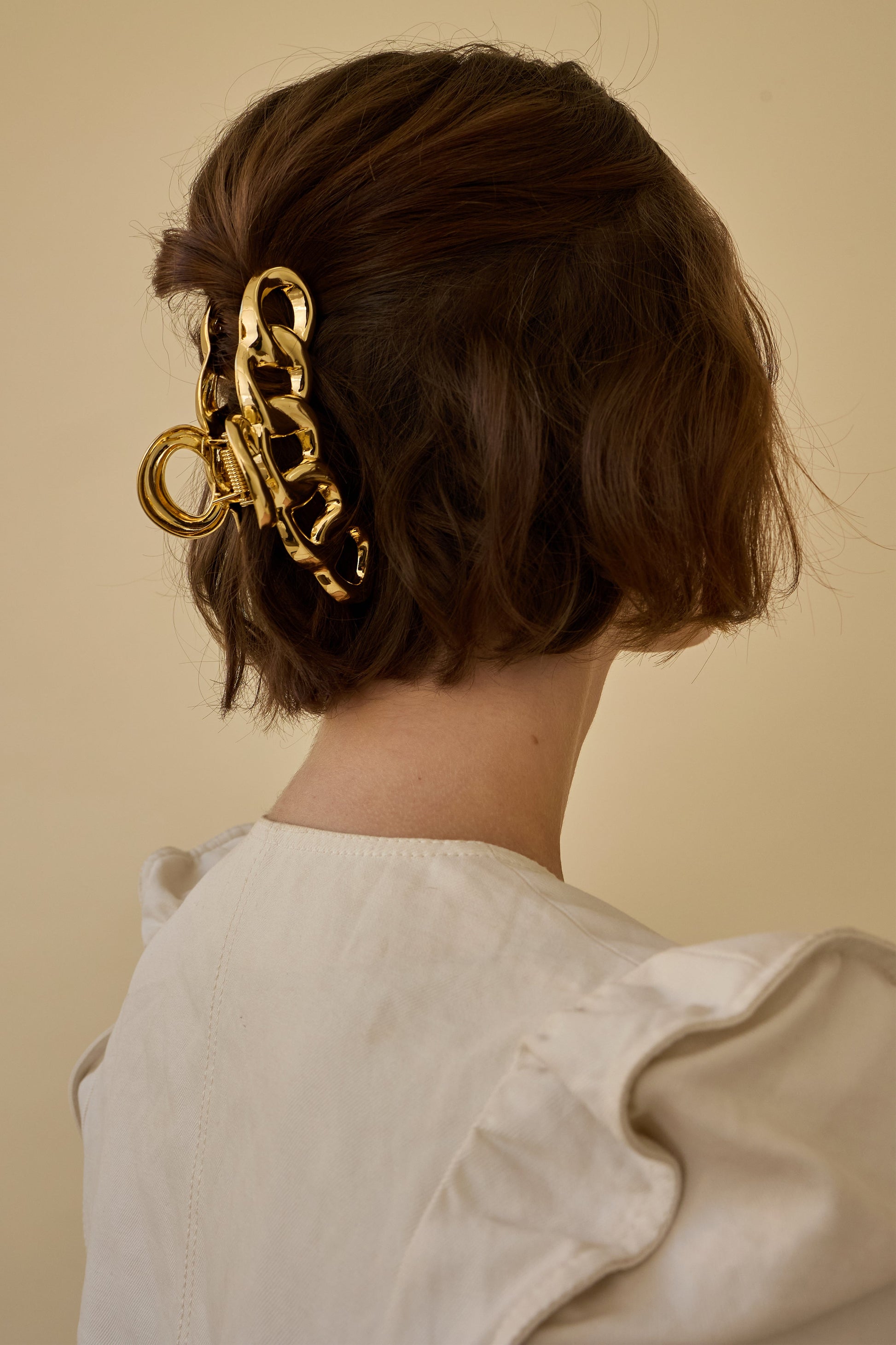 Elena Chain Metal Claw Clip-Claw Clip