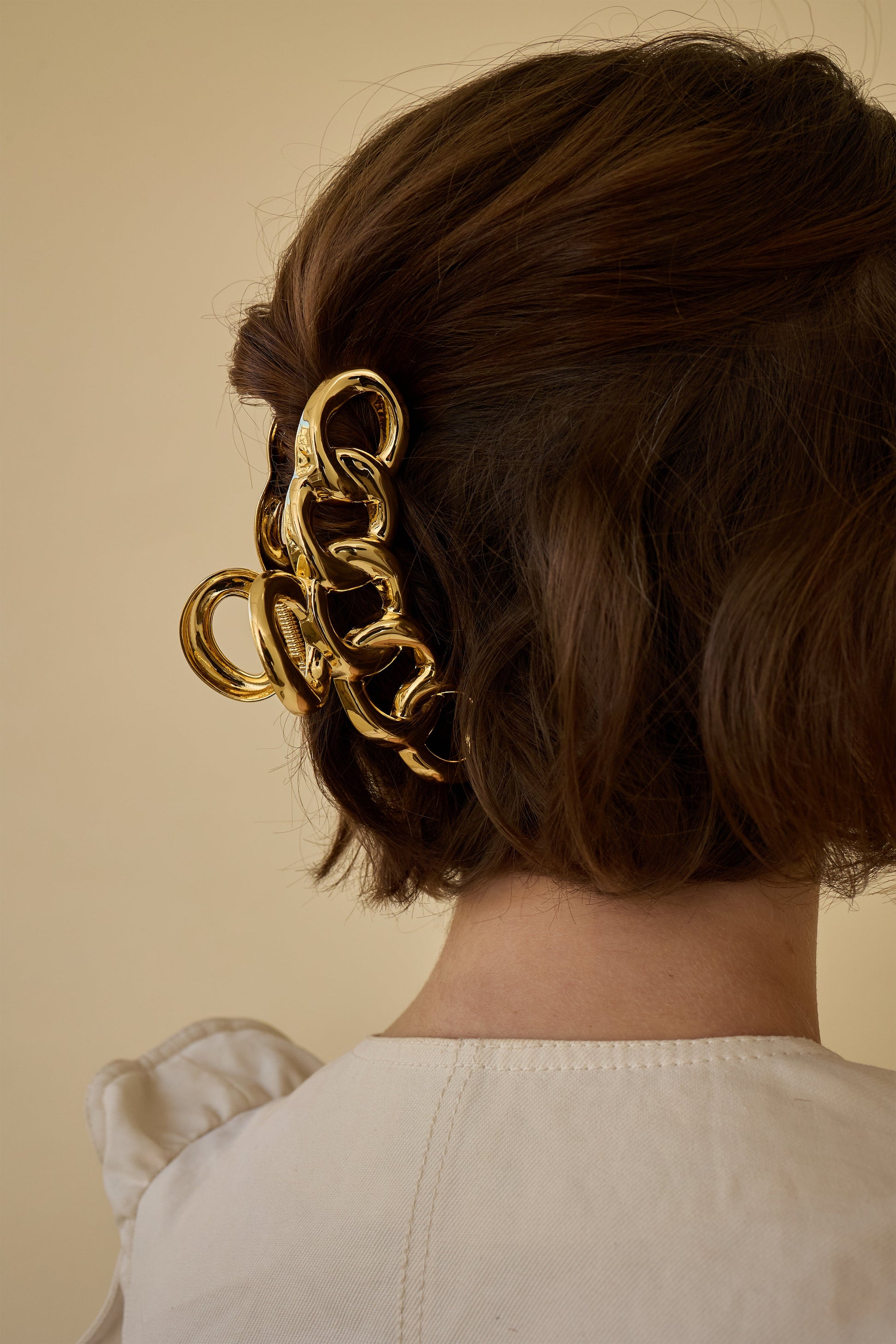 Elena Chain Metal Claw Clip-Claw Clip