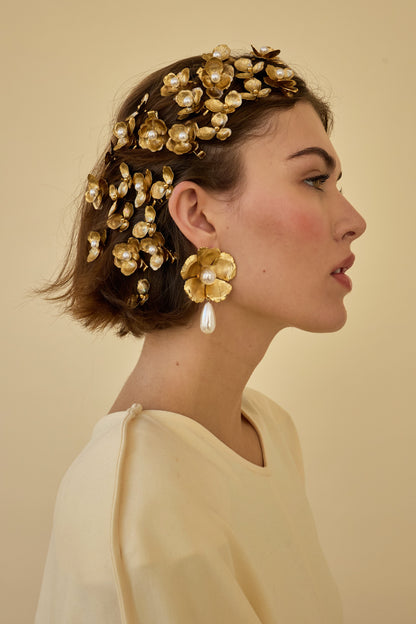 Eden Floral Pearl Clip Set of 2-Clip
