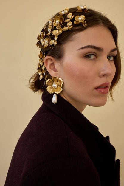 Eden Floral Pearl Clip Set of 2-Clip