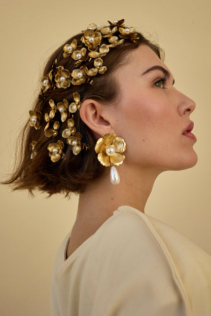 Eden Floral Pearl Clip Set of 2-Clip
