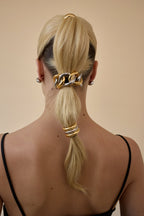 Mixed Metal Elena Chain Pony Cuff  GEMMACHIC
